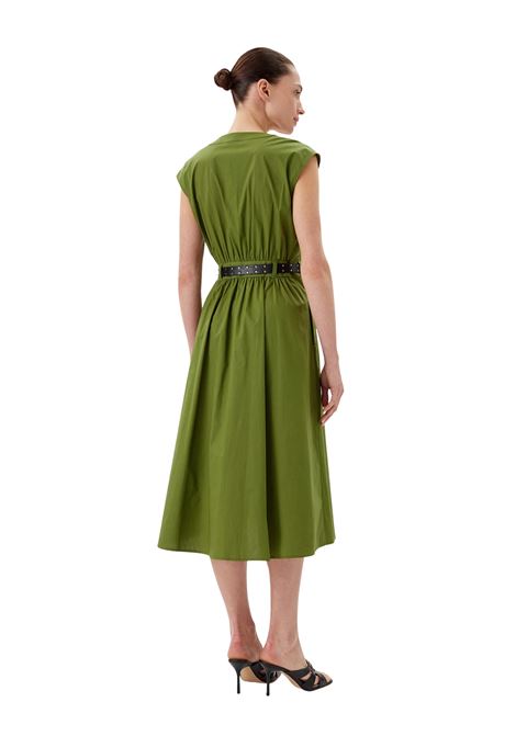 Michael Kors Vestito da giorno  Verde Regular Fit Michael Kors | MS5830KF4C340